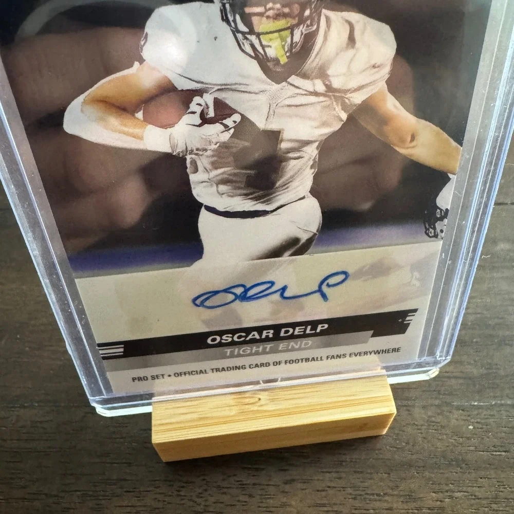 Leaf Pro Set Trading Card Oscar Delp White Autograph Rookie Card PSA-OD1